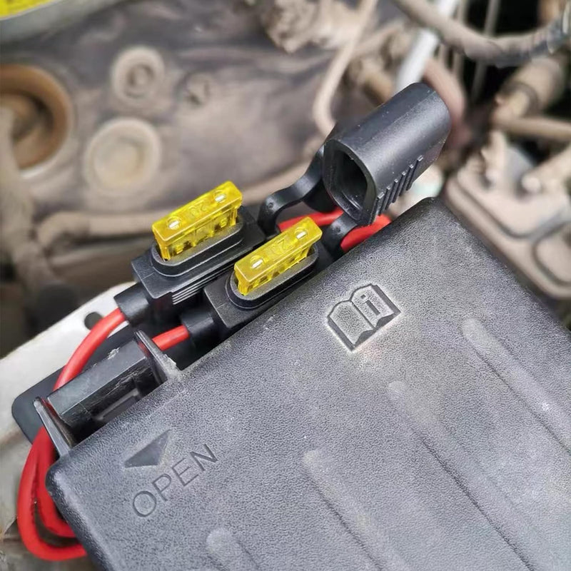 [Australia - AusPower] - (40Pcs) 30 Amp Standard Automotive Fuse, 30A 12V 24V 32V Car Blade Fuses ATO APR ATS for Car/RV/Truck/SUV/Motorcycle/Boat 