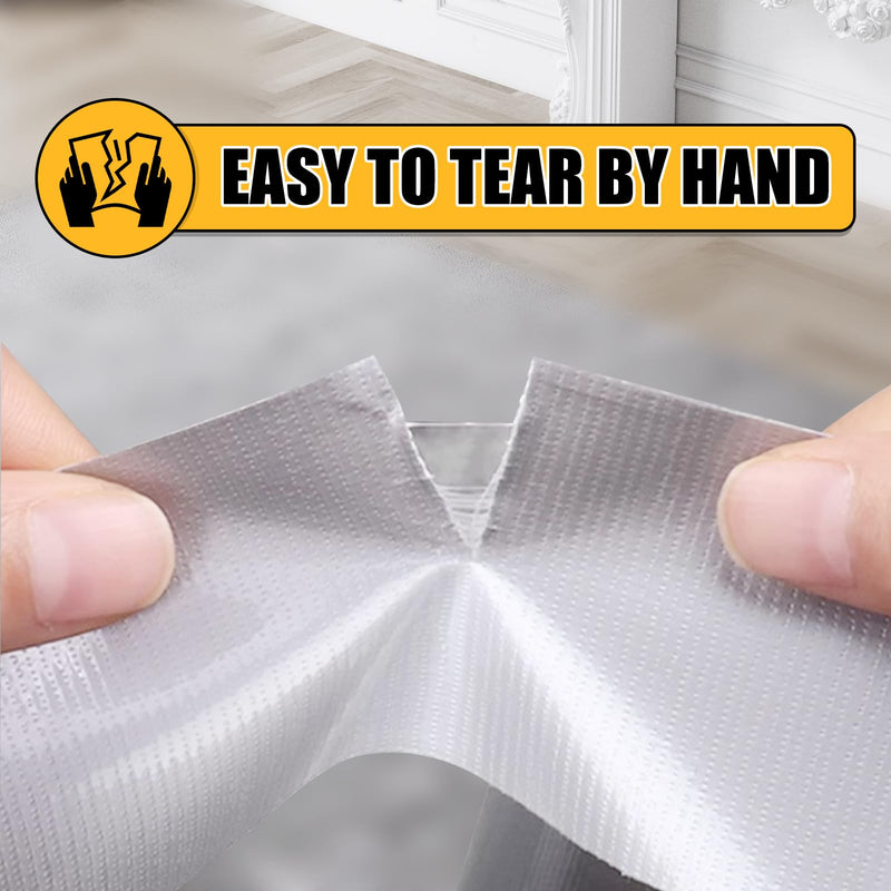 3 Pack Sliver Duct Tape ， Waterproof Heavy Duty Duct Tape,Strong Adhesive garyTape Bulk for Indoor Outdoor Repairs Tear by Hand, 60 Yards x 2 Inch Total，Bulk Value for Repairs