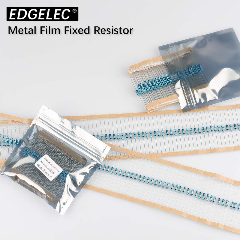 [Australia - AusPower] - 100pcs 10K ohm Resistor 1/4w (0.25 Watt) ±1% Tolerance Metal Film Fixed Resistor, Multiple Values of Resistance Optional [E6P011] 10K ohm 