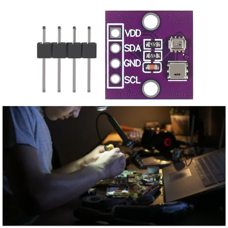 [Australia - AusPower] - 10pcs AHT20 + BMP280 Temperature Humidity Sensor Module Atmospheric Pressure Module BMP280 High-Precision Sensor 