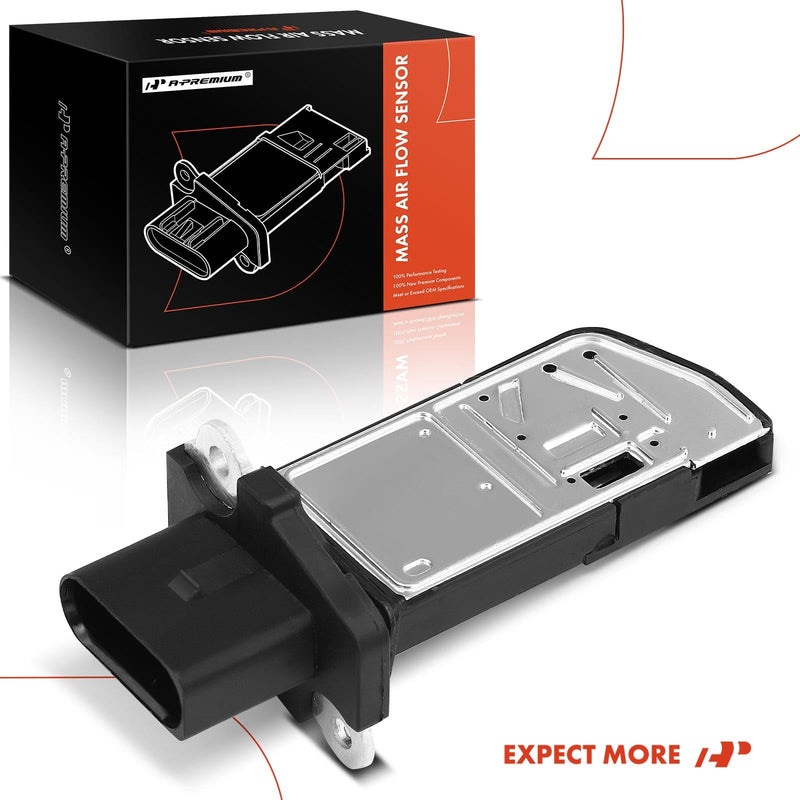 A-Premium Mass Air Flow Sensor Meter [fits 5-Pins, DOHC L4 2.0L] Compatible with Audi A3 2006-2013, TT 2008-2009 & Volkswagen Eos 2007-2010, Golf GTI Passat R32 for# 06D906461A