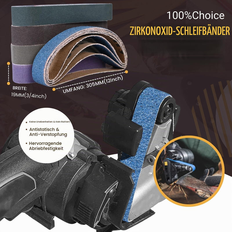 Sanding Belts 19 x 305 mm Grit 120 to 3000 Pack of 32 19x305mm