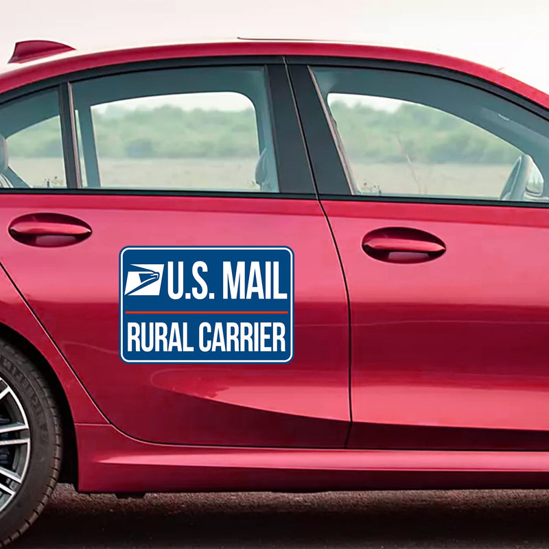 [Australia - AusPower] - Lumiere Tech 3 Pack Heavy Duty U.S. Mail Delivery Driver Magnetic Signs Rural Delivery Carrier Magnets 2(12"×8") 1(11"×3") For Cars, SUV, Trucks. Images Subject to Copyright (Blue) Blue 