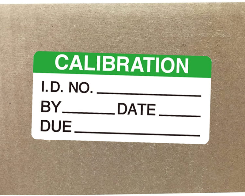 [Australia - AusPower] - Self Laminating Calibration Labels 2 X 1 Inches - Write-on Calibration Stickers with Clear Covers for for NIST Calibration, ISO-900 Calibration 128 Labels Green 2 X 1 Inch 