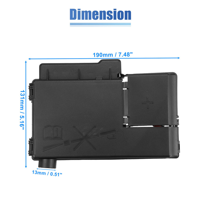 X AUTOHAUX Fuse Box Battery Terminal with Cover Fits for Cadillac ATS XTS Engine Compartment Fuse Block for Chevrolet Malibu Replacement 20914309 84499606