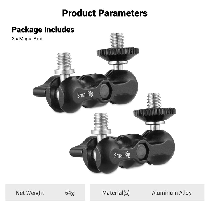 [Australia - AusPower] - SmallRig Universal Magic Arm with Small Ballhead (2pcs) 2158 