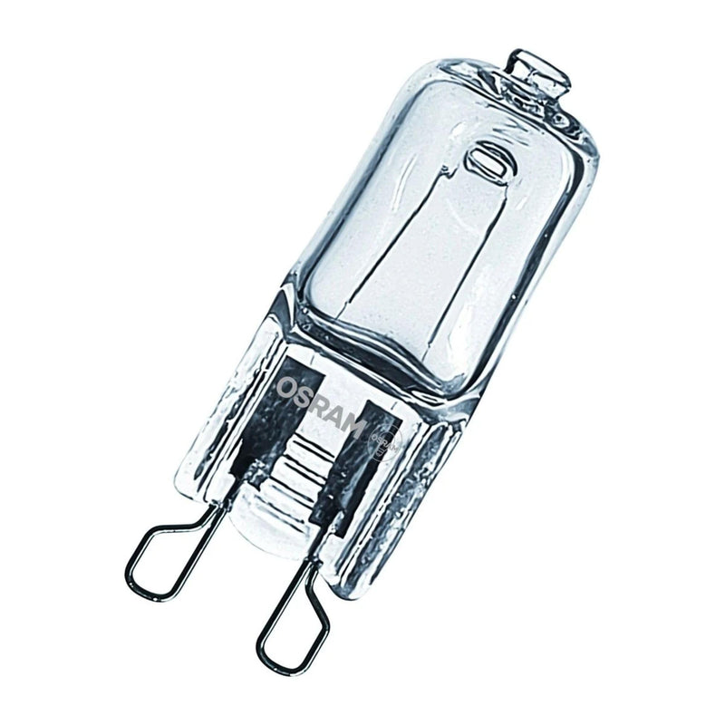 OSRAM Halopin Special Oven Bulb, 230v 25w G9 Halogen Capsule, Used By BOSCH NEFF SIEMENS DELONGHI OCEAN FAGOR For Cooker And Microwave Oven Applications, High Temperature Tolerant, *SEE NOTE