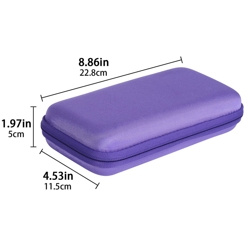 [Australia - AusPower] - co2CREA Hard Case Compatible with Texas Instruments TI-84 Plus CE/TI-84 Plus/TI-Nspire CX II CAS/TI-Nspire CX II/TI-83 Plus/TI-89 Titanium/TI-85 / TI-86 Color Graphing Calculator, Purple Iris Purple Case 