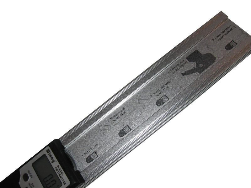 [Australia - AusPower] - 18" (457mm) Wixey Digital Protractor With Miter Function - WR418 