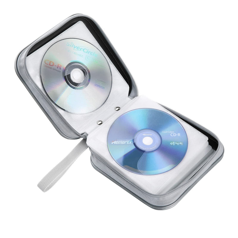 [Australia - AusPower] - CD Case, DVD Binder Wallet, Hard Plastic, 48 Capacity, Black 