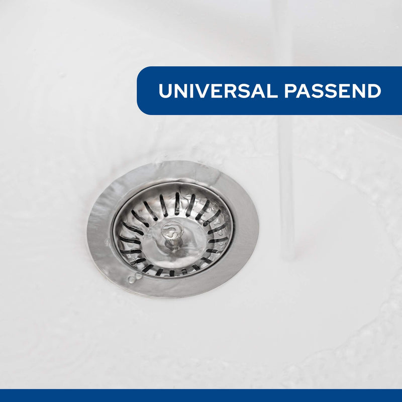Strainer Basket Sink - Universal Sink Strainer Made of Hardened Steel with Innovative Plug Function - Blanco Strainer Basket - Ideal as Blanco Sink Replacement Part (Diameter 79 mm) (Pack of 2) Ø 79 mm (Pack of 2)