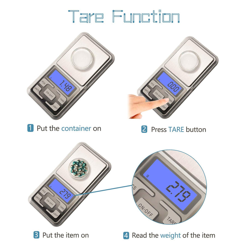 [Australia - AusPower] - Mini Electronic Scale for Resin Epoxy Measuring 