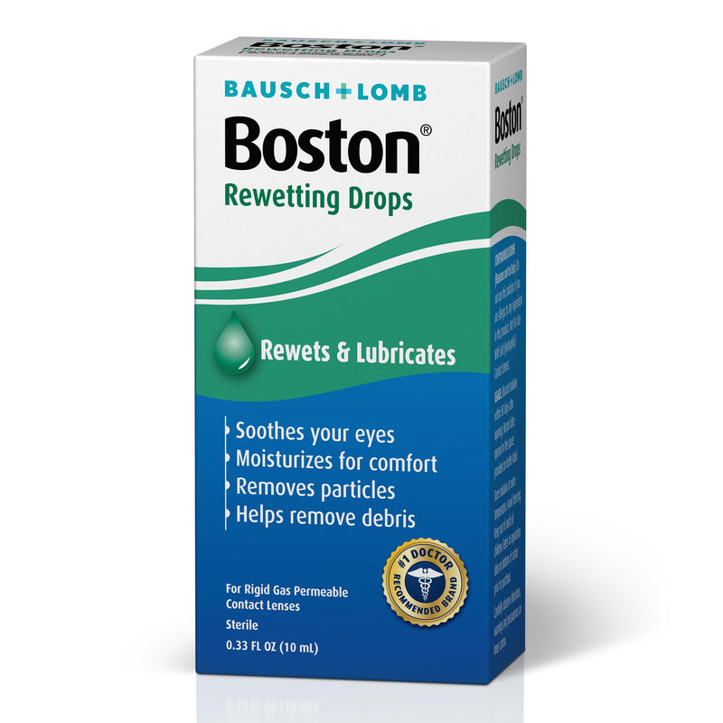 [Australia - AusPower] - Boston Contact Lens Solution, Rewetting Solution for Gas Permeable Contact Lenses, 0.33 Fl Oz 0.33 Fl Oz (Pack of 1) 