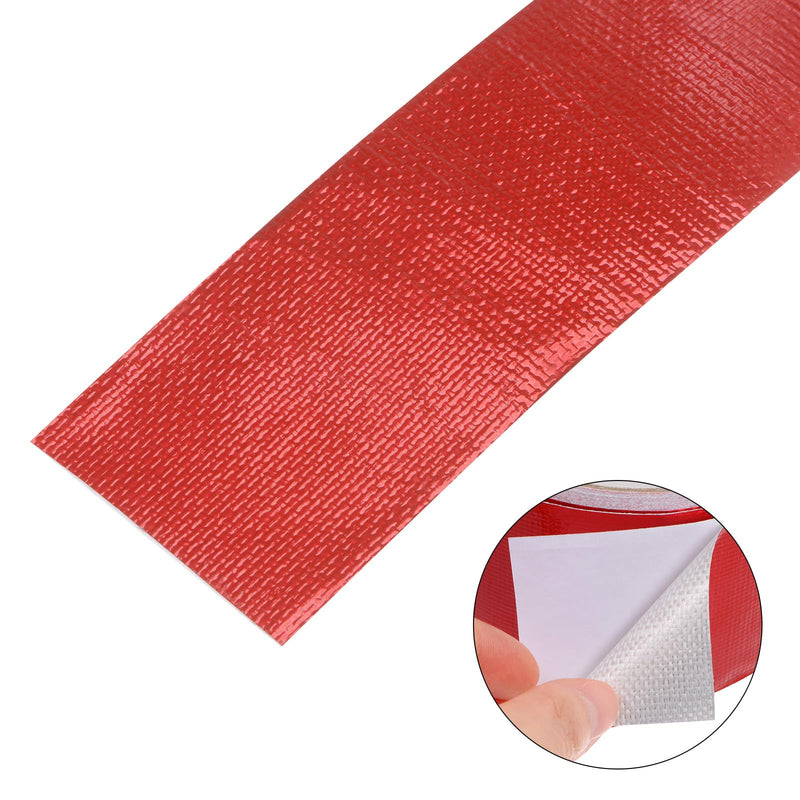 HARFINGTON Tarpaulin Repair Tape, 2" x24.6ft Waterproof Rip Stop Patch and Tent Repair Tape for Tear Resistant Tent Greenhouse, Red
