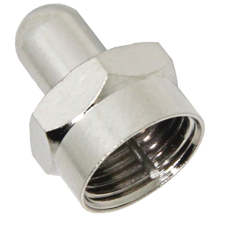 [Australia - AusPower] - Coax Cap Cover, 75 Ohm Terminator, 10-Pack, Coax Terminator Caps for Ports on Splitter, AMP, Coaxial Cable, TV Antenna, Wall Plates, Booster 
