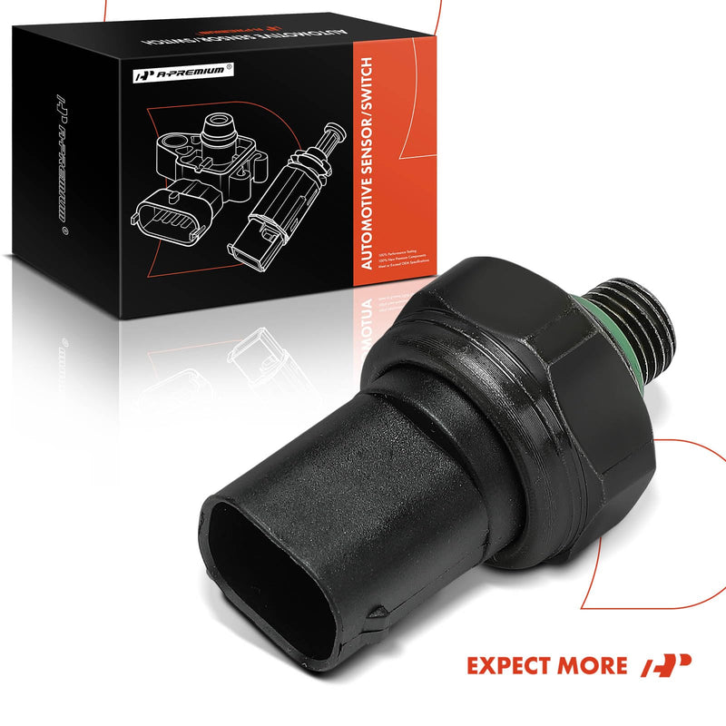 A-Premium Pressure Sensor [3 Pins] Compatible with BMW 318i, 318is, 318ti, 320i xDrive, 323Ci, 323i, 323is, 325Ci, 325i, 325xi, 328Ci, 328d xDrive, 328i GT xDrive, 328is, 330Ci & Mini