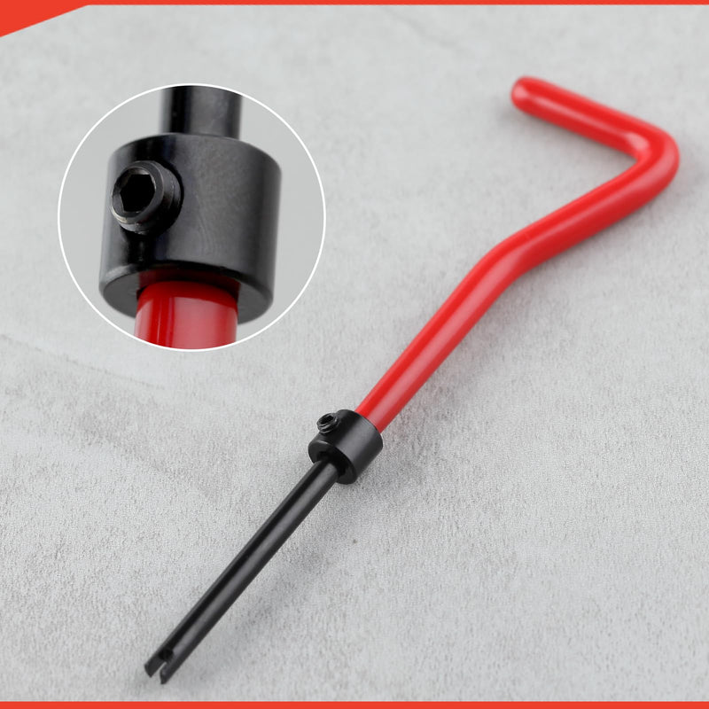 [Australia - AusPower] - 30 Piece M6 x 1.0mm Thread Repair Kit, HSS Drill Helicoil Thread Repair Kit, Metric Bolt Thread Repair Insert Kit Portable Rethreading Tool Kit, Compatible Hand Tool Set for Auto Repairing 