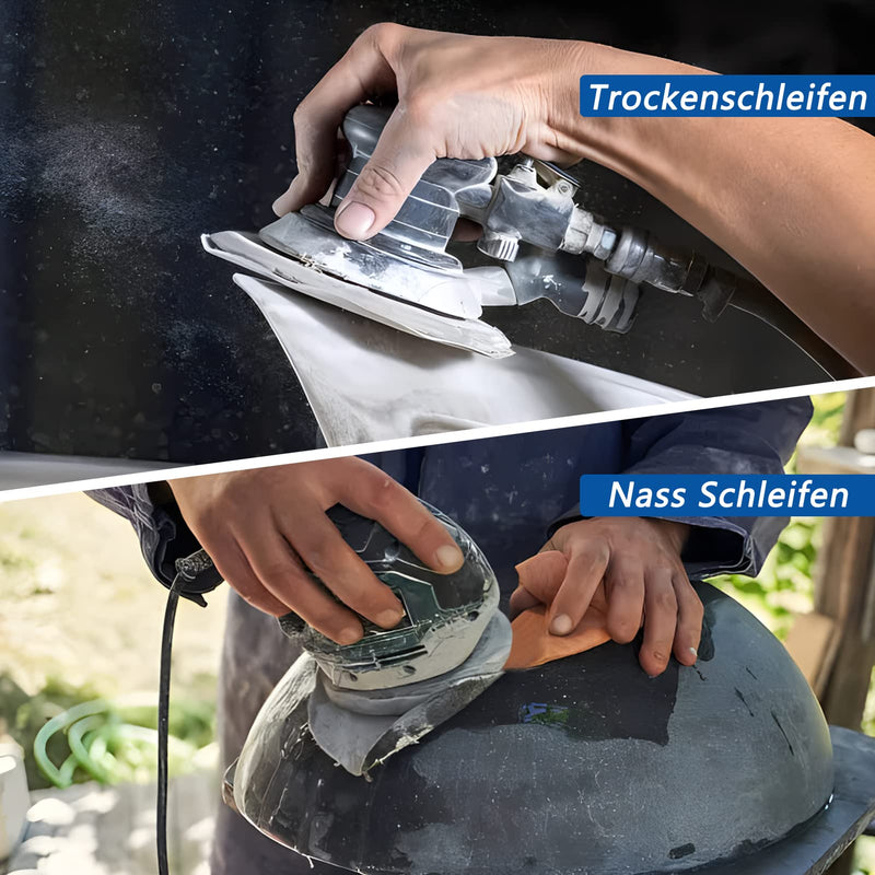 [Australia - AusPower] - VIBRATITE Pack of 70 Sandpaper 125 mm Velcro, Wet and Dry Sanding Discs, Grit 400 600 800 1000 1500 2000 3000, Without Hole Round Sandpaper for Car Metal Wood Grit 400/600/800/1000/1500/2000/3000 