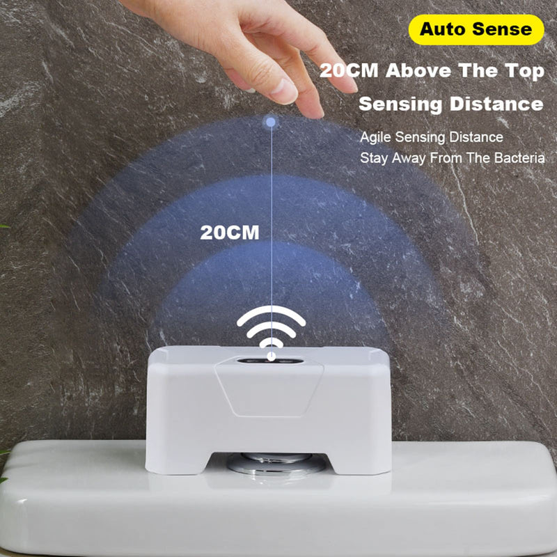 Automatic Toilet Flusher, 2023 Upgraded Touchless Toilet Flush Kit, Hands Free External Infrared Sensor Toilet Flusher, Waterproof Flusher for Toilets for Home and Public Use (1 SET) 1 Set