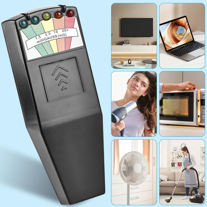 EMF Meters, K2 EMF Meter, K2 EMF Meter Paranormal Equipment Tester, Electromagnetic Field Meter, Radiation Detector Digital Portable for Office, Home, Ghost Hunting