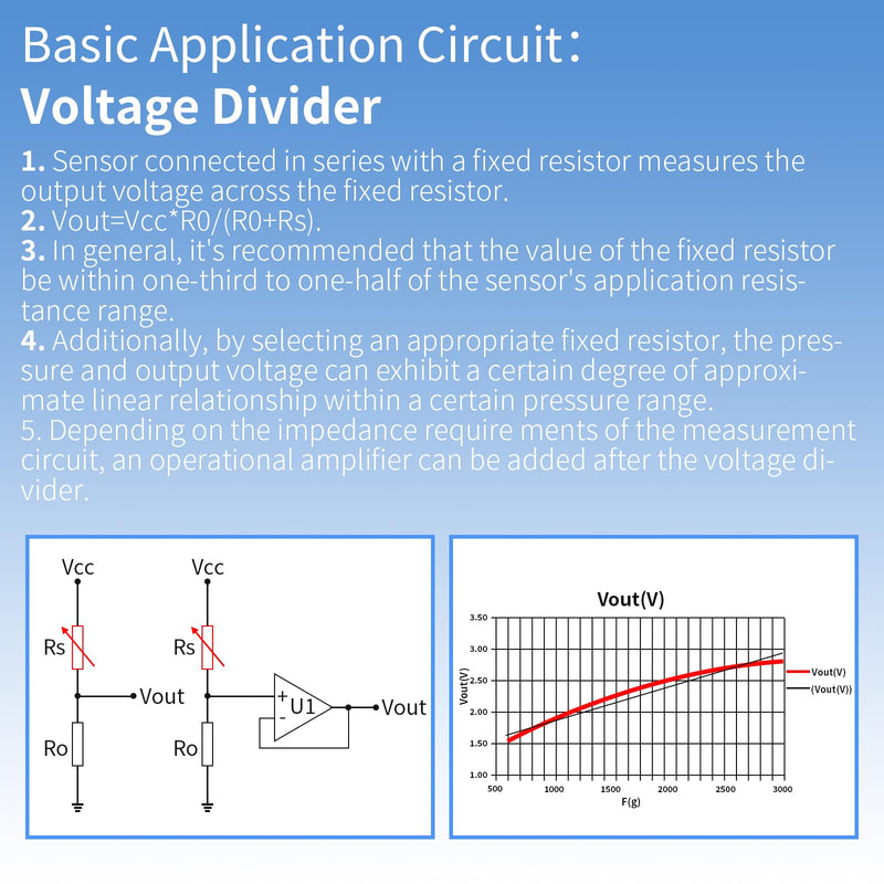 [Australia - AusPower] - 4Pcs Thin Film Pressure Sensor 20g-2Kg High Sensitivity Force Sensitive Resistor Force Sensor Pressure Sensors for Arduino DIY Industrial Precise Measurement Control 
