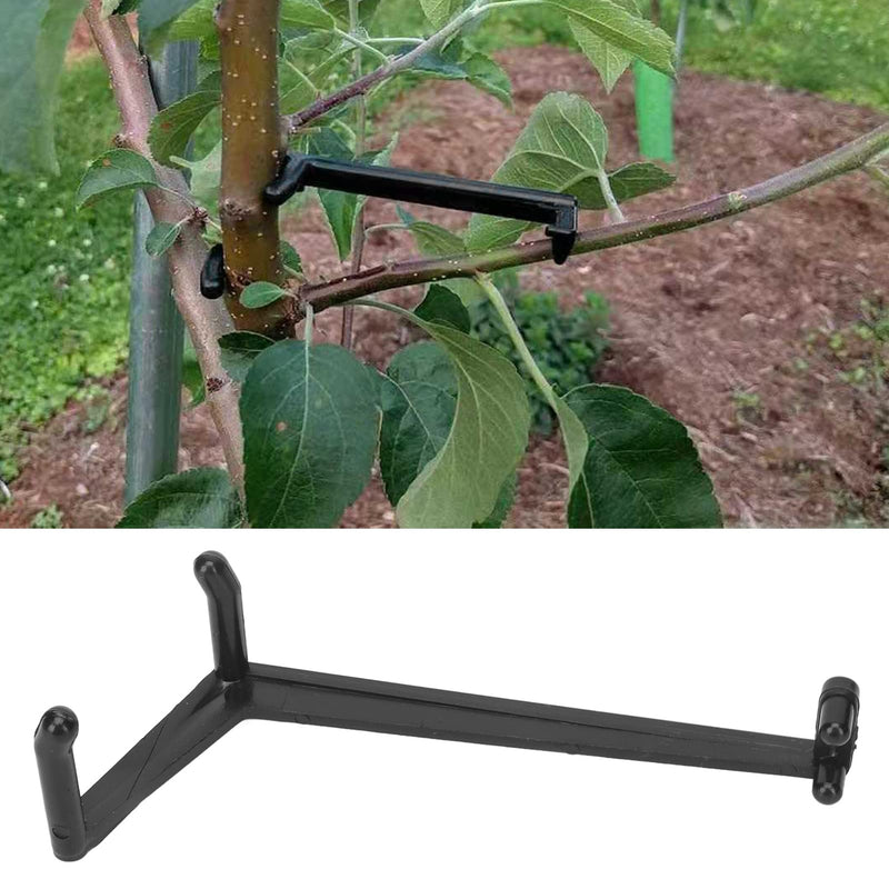 [Australia - AusPower] - Sonew 20 Pieces Fruit Branch Spreader Tree Staking and Supports Kits, Pressure Resistant High Hardness Plastic Tree Branch, Limb Spreader for Gardening, Black, Default 