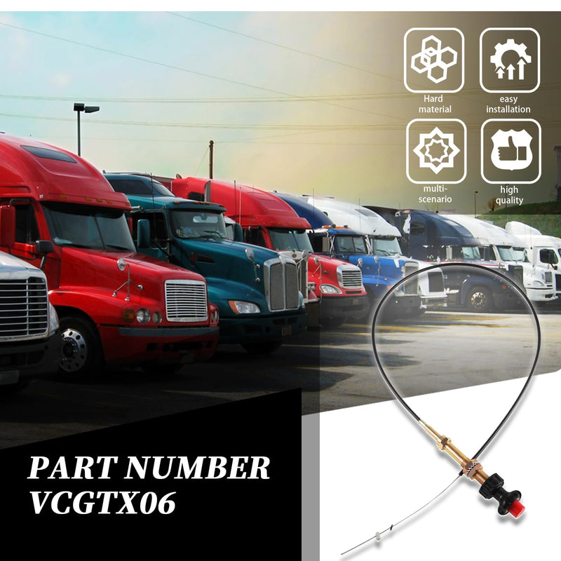 [Australia - AusPower] - VCGTX06 6FT Heavy Duty Vernier Adjustable Lock Cable/Adjustable Locking Control Cable 6FT Lock Cable 