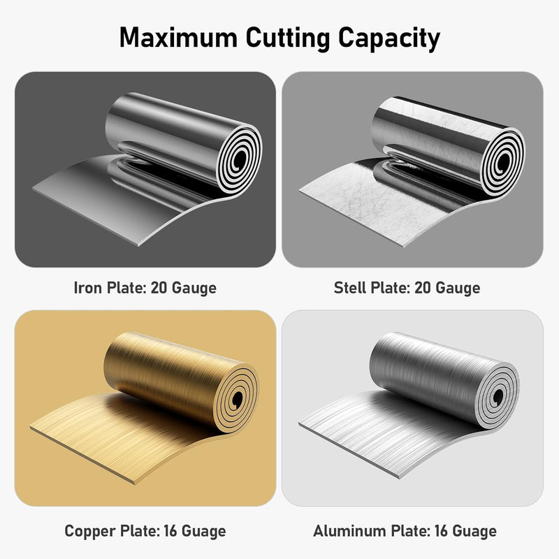 [Australia - AusPower] - Innovative Electric Drill Plate Cutter - Versatile Metal Shears Attachment for Effortless Cutting of Various Metals - High Precision, High Efficiency, Where Professionalism Meets Innovation 