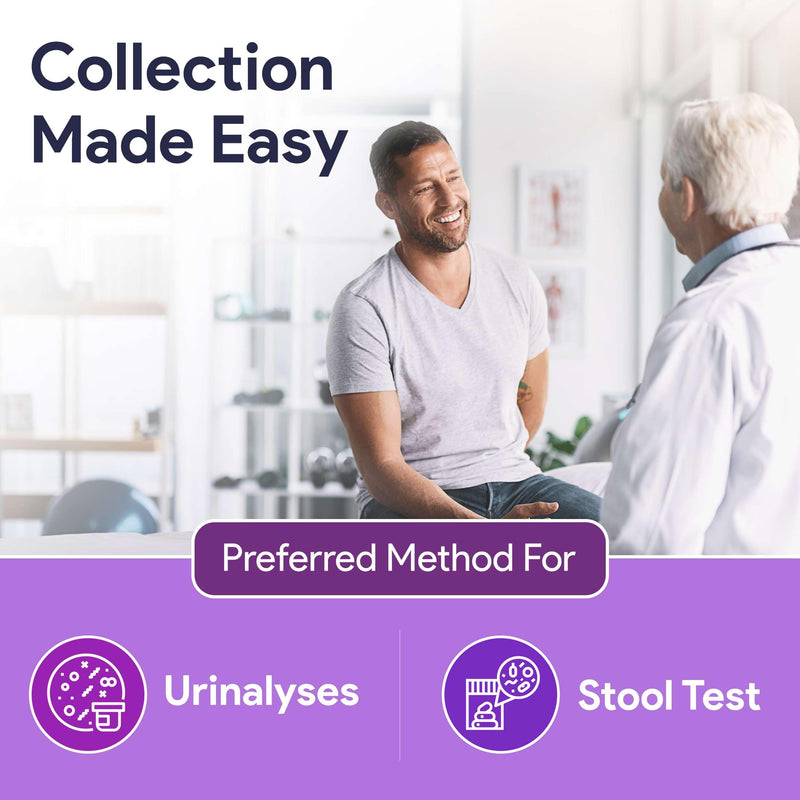 [Australia - AusPower] - Urine Hats for Toilet - Reinforced Ribbing Stool Sample Collection Kit - Standard Fit Urine Collection Hat for Toilet - Specimen Collector Urine with Durable Materials - 2 Pack 