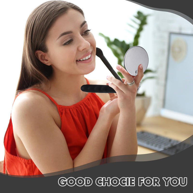 [Australia - AusPower] - Copkim 2 Pcs Telescoping Inspection Mirror,29 Inch Mechanics Mirror Tool with Long Handle, Round Extendable Mirror on a Stick for Technicians Mechanics Contractors Checking Observation (Black) Black 