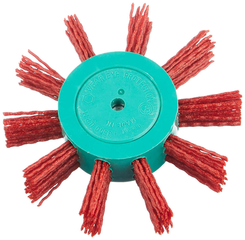 [Australia - AusPower] - Connex COM219100 100mm Fan Brush - Nylon Red 