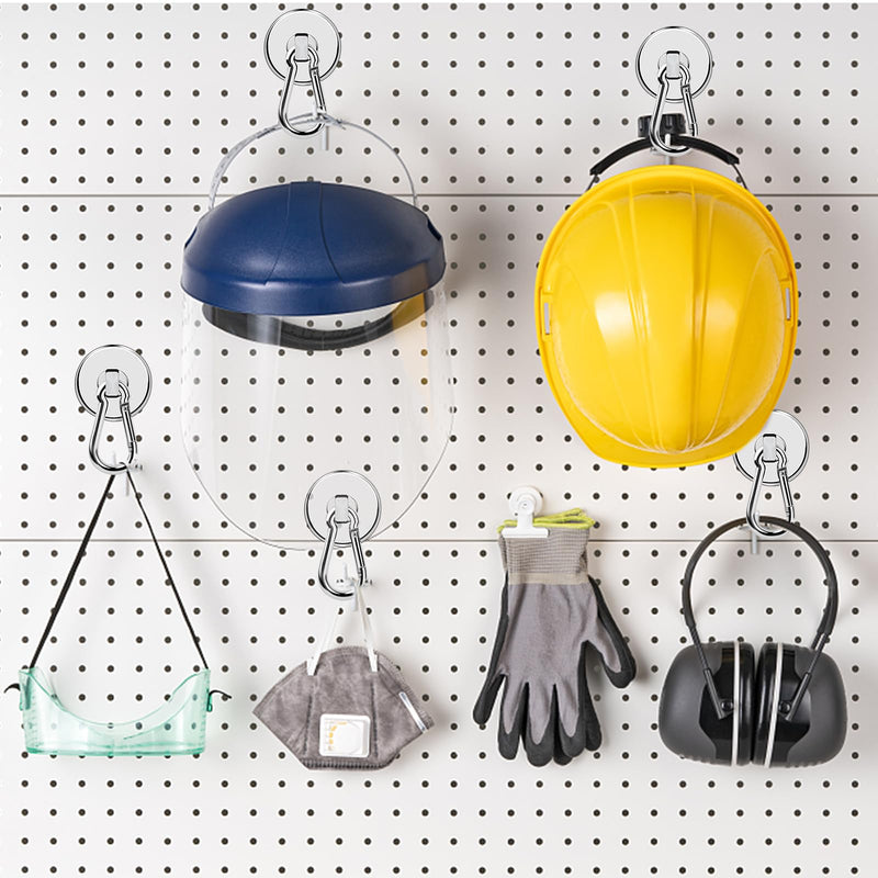 [Australia - AusPower] - LOVIMAG Strong Magnetic Hooks, 70LBS Heavy Duty Magnet Hooks Strong Neodymium Magnets with Carabiner Hook, Hook Magnets with Swivel for Hanging, Cruise, Grill, Kitchen, Refrigerator - 12 Pack 70lbs-12p 
