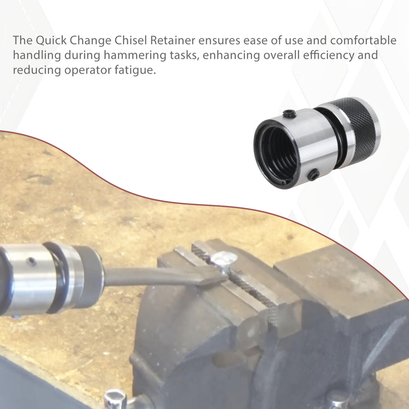 [Australia - AusPower] - Quick Change Chisel Retainer for CP7110 Air Hammer，Air Hammer Quick Change Retainer Fits Ingersoll Rand，for Most Air Shovels, Hammers And Other Tools 