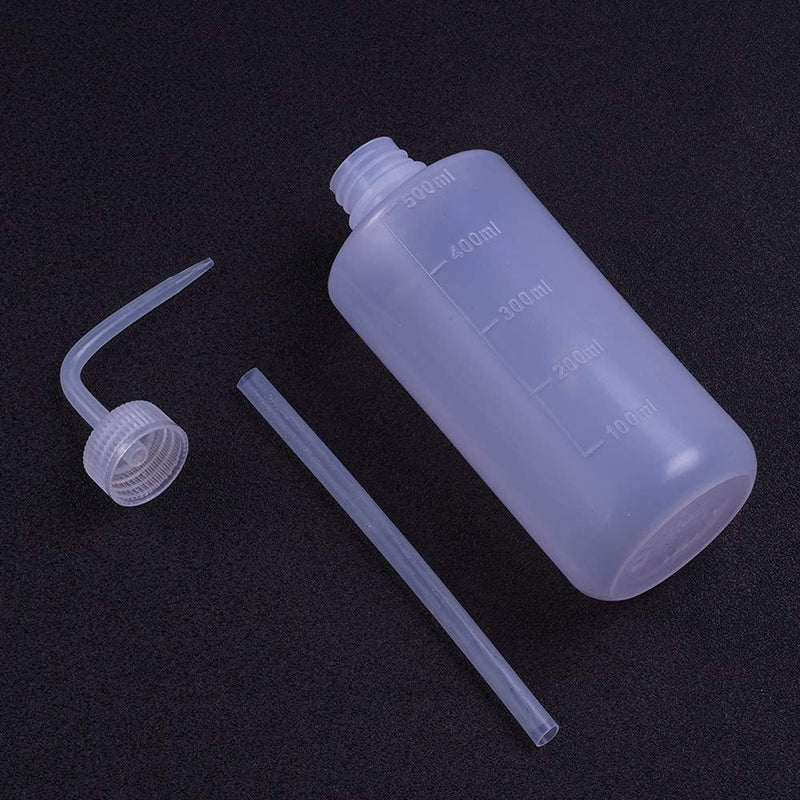 [Australia - AusPower] - UPTATSUPPLY 3 PCS Tattoo Bottle Squeeze Wash Bottle Convenient Green Soap Supply Wash Tattoo Accessories (500ml) 3PC 500ML white 