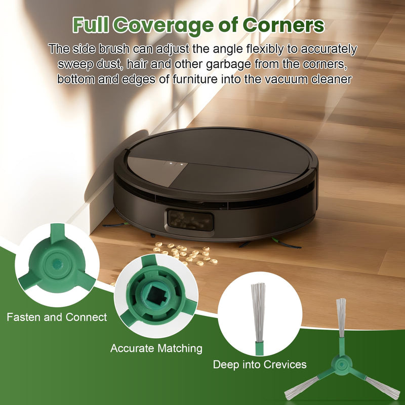[Australia - AusPower] - 19 Pcs Accessories Kit Compatible with iRobot Roomba Max 705 Vac/Plus 504 Vac Robot Vacuum, Replacement Parts Include 2 Main Brushes, 6 Dust Bags, 4 Filters, 6 Side Brushes, 1 Cleaning Tool Max 705 kit 