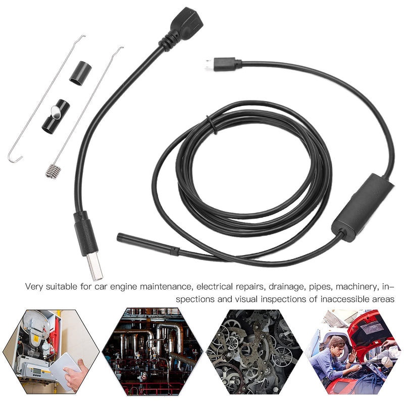 [Australia - AusPower] - AN97‑5.5 Endoscope Industrial Endoscope Camera USB Port with 5.5mm Lens IP67 70° 1/9 inch Sensor Viewing Angle for Industrial Overhaul((1M)) 