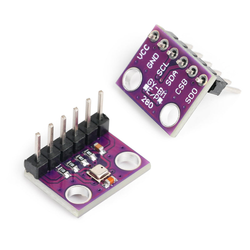 [Australia - AusPower] - Starry 2PCS BME280 3.3V Sensor Module Atmospheric Pressure Temperature Humidity Sensors I2C SPI Breakout GY-BME280 
