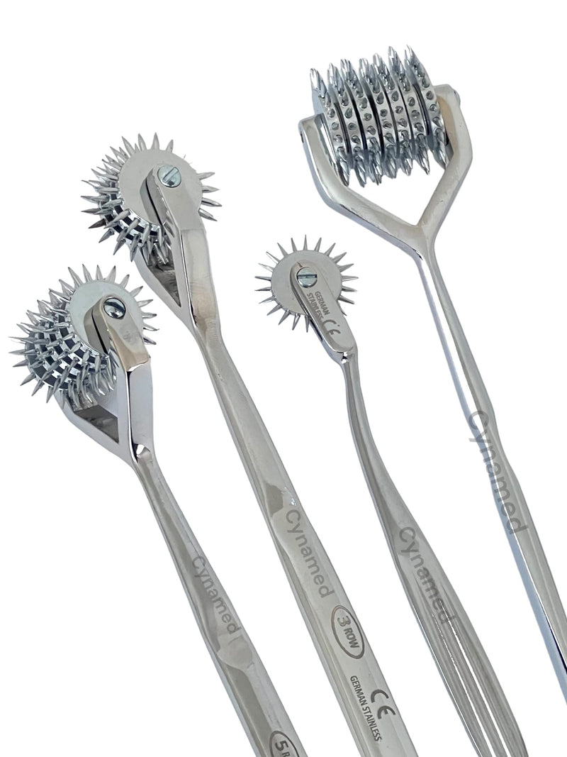 [Australia - AusPower] - Premium German Wartenberg Pinwheel 1 3 5 and 7 Wheel Set of 4 