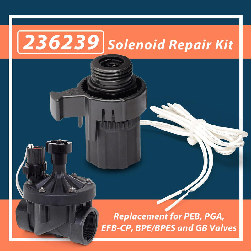 [Australia - AusPower] - 236239 SOLASSG4 Solenoid Repair Kit Replacement for rain bird Sprinkler System PEB, PGA, EFB-CP, BPE/BPES and GB Valves 