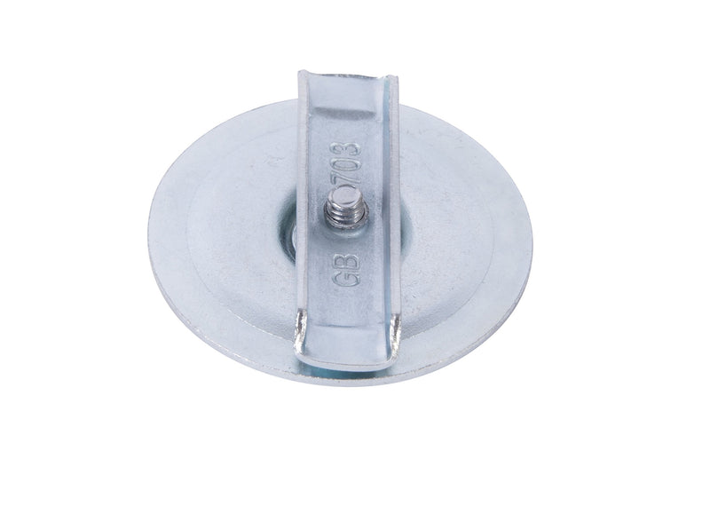 Gardner Bender KO703 Metal Knockout Seal, 1 Inch Conduit Size, Marked Size, Rust-Proof Galvanized Steel, 16 AWG Steel, ⅜ Inch Thread, Embossed - Self Centering, For Knockout Punch / Die Conduit, Cover, 25 Pk.