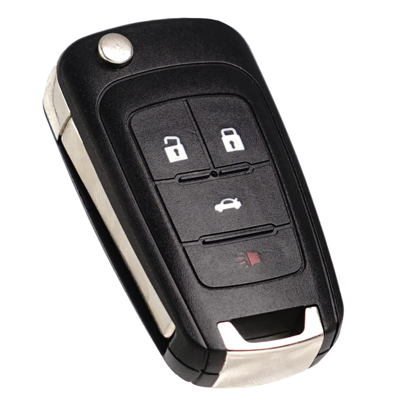 [Australia - AusPower] - Flip Key Fob Remote Replacement Fits for Chevy Cruze Equinox Camaro 2010 2011 2012 2013 2014 2015 2016 Impala 14-2017 2018 2019 Malibu Sonic Buick Regal Verano Encore GMC Terrain Keyless Entry Remote 