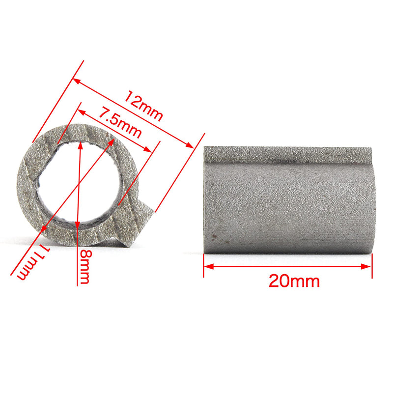 [Australia - AusPower] - CNCTOPBAOS 8mm to 11mm Stepper Motor Shaft Sleeve 8x11mm Bore Adapter Turbine Reducer Shaft Sleeve for RV030 Worm Gear Speed Reduce RV30 NMRV030 Gearbox 0.31inch 
