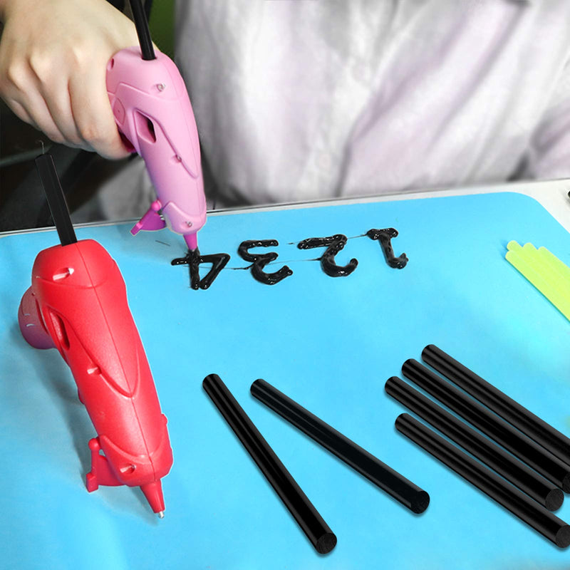 [Australia - AusPower] - T TOVIA Mini Glue Gun Sticks 4" Long 0.27" Dia, Hot Glue Gun Refill Sticks, All-Purpose Dual Temp Glue Sticks (60) 60 