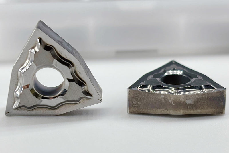 WNMG431 WNMG080404-AL Carbide Inserts for Aluminum CNC Lathe, 10pcs | WNMG431 uncoated AL grade, 80° diamond shape, versatile for aluminum face & OD turning, fits MWLNR/L tool holders