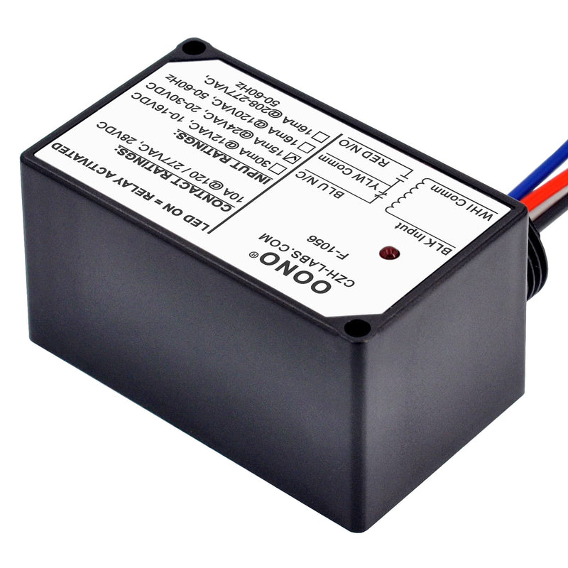 [Australia - AusPower] - SPDT 10Amp Power Relay Module, Plastic Enclosure and Pre-Wired (AC/DC 24V) AC/DC 24V 