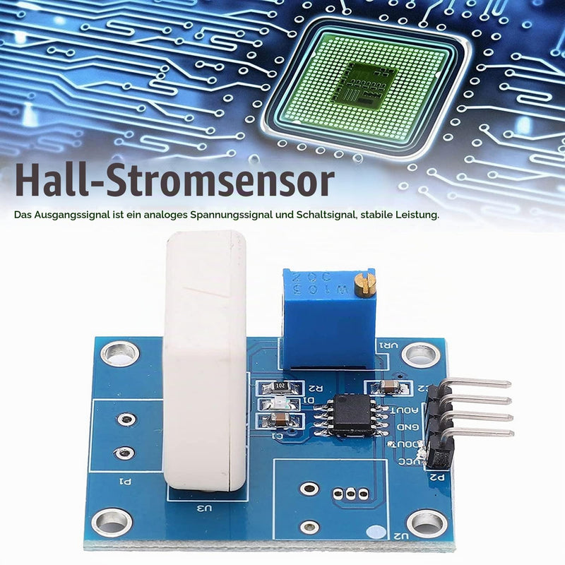 Hall Current Sensor DC 5V Hall Current Detection Sensor Module 35A Short Circuit Overcurrent Protection Detector WCS1800 | Sensor Module 35A Short Circuit Overcurrent Protection Detector WCS1800