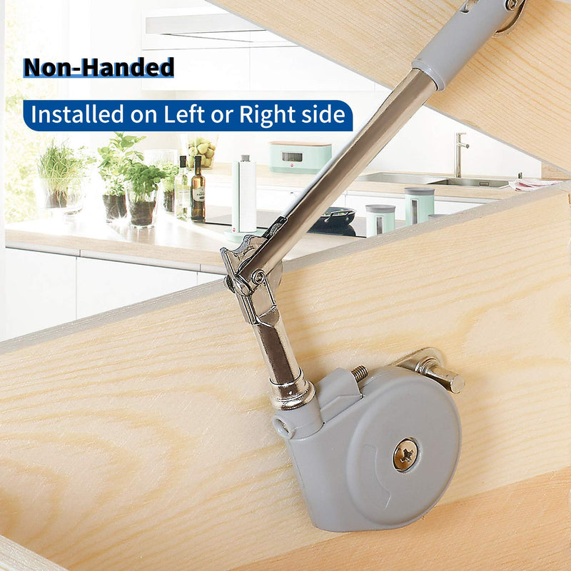 Lid Stay 105 Degree Open with Soft Close, Lid Support for Toy Box and Upward Top-Opening Flap Doors 2 Pack, Easy to Install 2 pack lid hinge