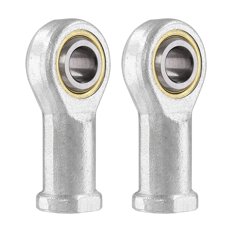 [Australia - AusPower] - 6mm Inside Dia Rod End Bearing Self Lubricating, M6 x 1.0 Female Thread Connector Joint, SI6T/K Rod End Ball Bearing, 4 PCS 