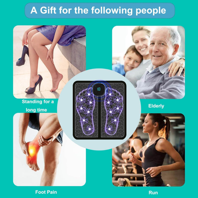 [Australia - AusPower] - EMS Foot Stimulator, Stimulator, Nerve, Transcutaneous, Over-The-Counter, Transcutaneous Electrical Nerve Stimulator for Pain Relief 