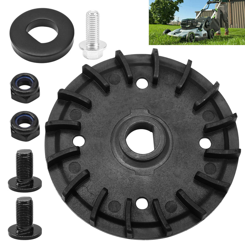 [Australia - AusPower] - Lawn Mower Blade Replacement Kit – Includes Fan, Bolts, Nuts, and Washers for Dual Blades – Compatible with EGO Power+ LM2130SP, LM2150SP, LM2160SP 21-Inch Lawn Mowers 